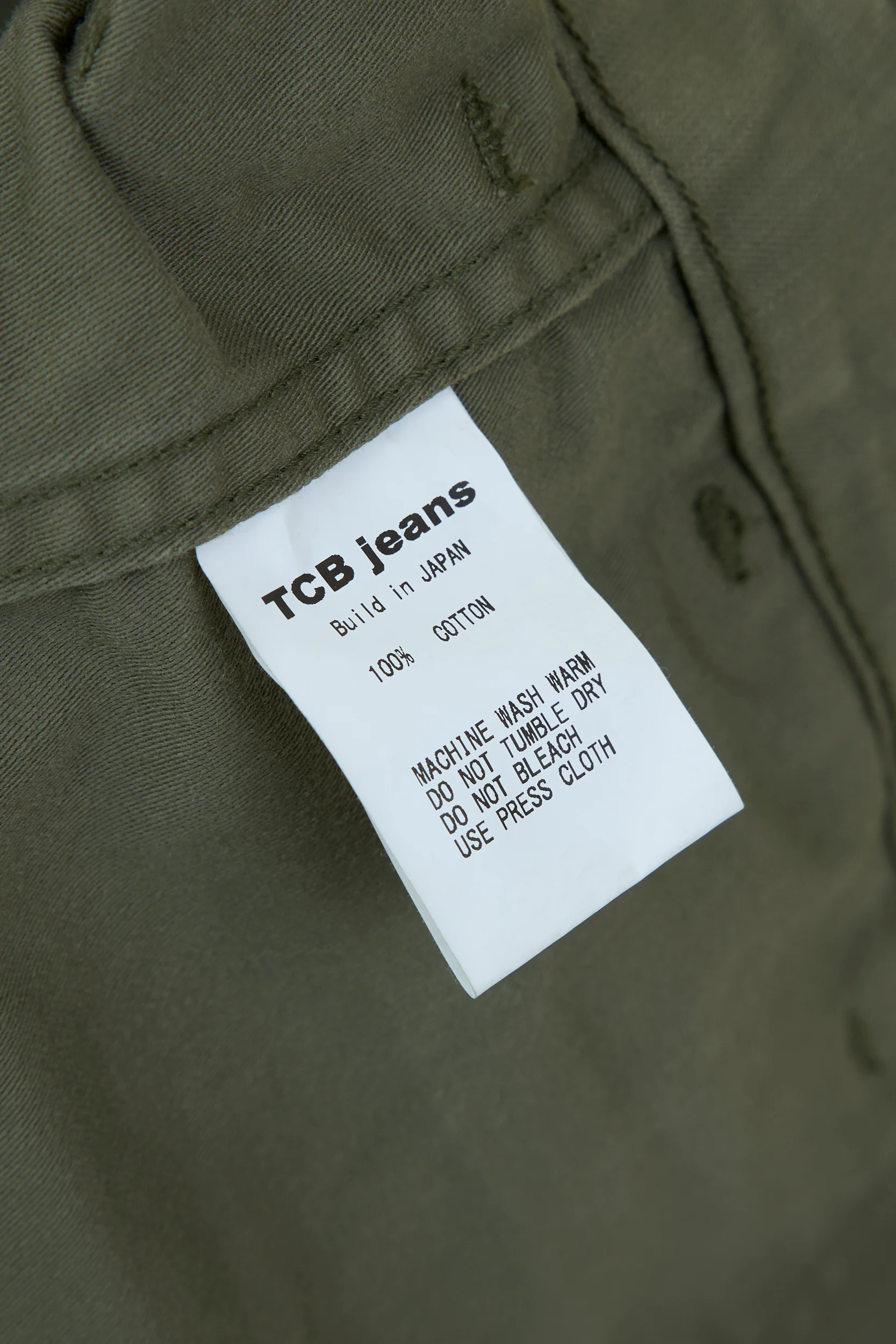 TCB Jeans 50's Baker Pants - Olive - Image 11