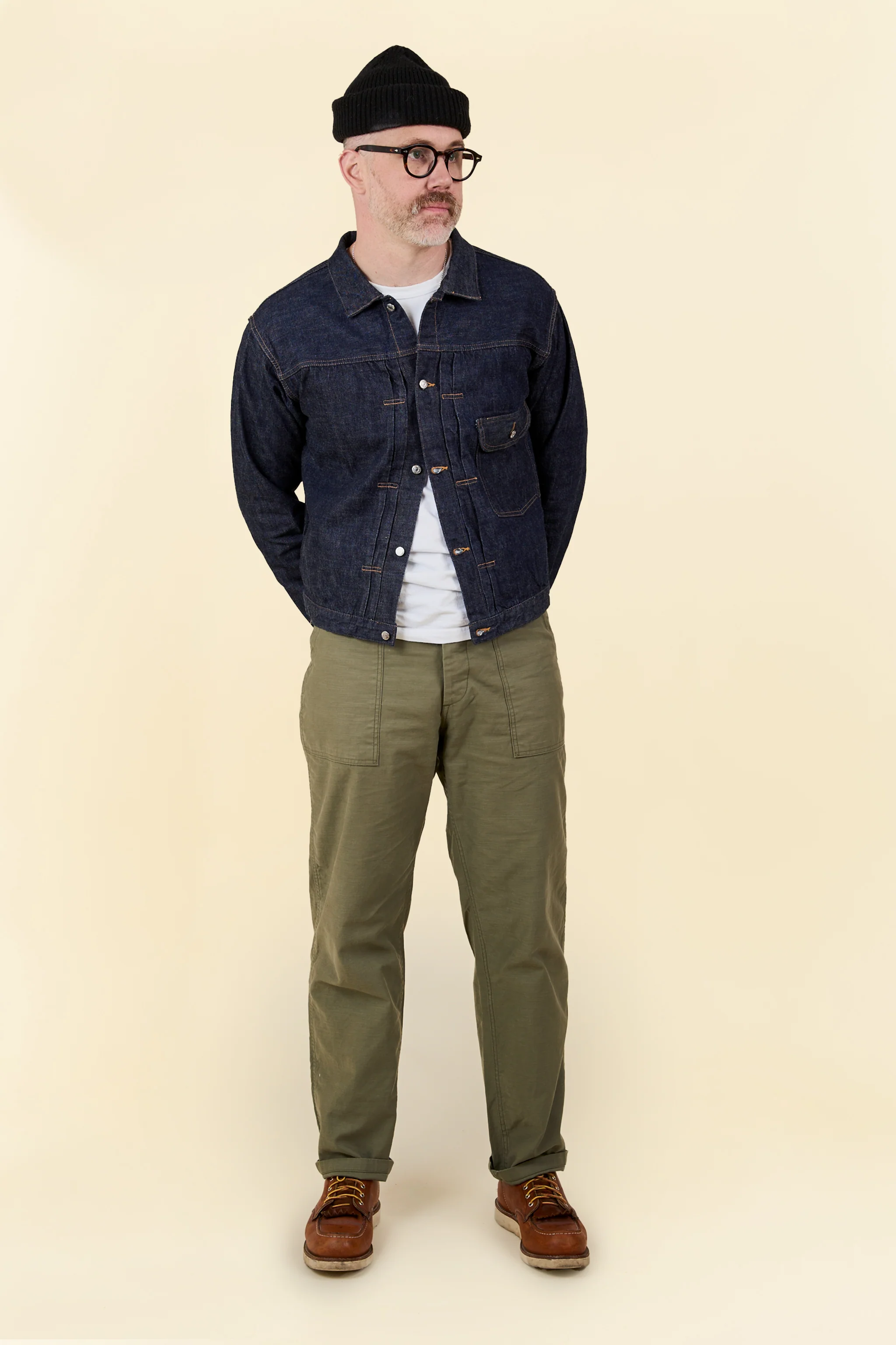 TCB Jeans 50's Baker Pants - Olive - Image 2