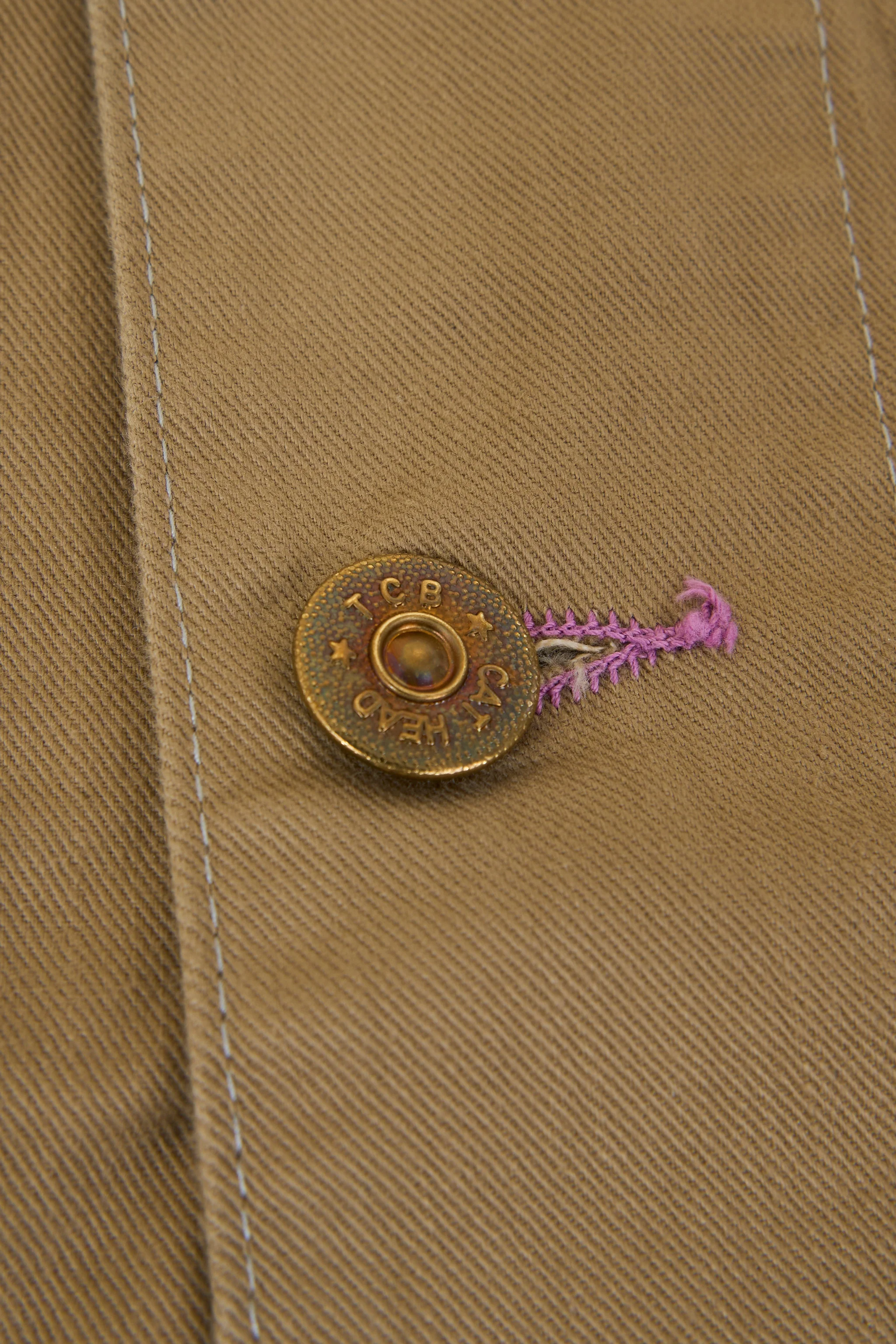 TCB Jeans Cat Head Jacket - Khaki Drill - Image 11