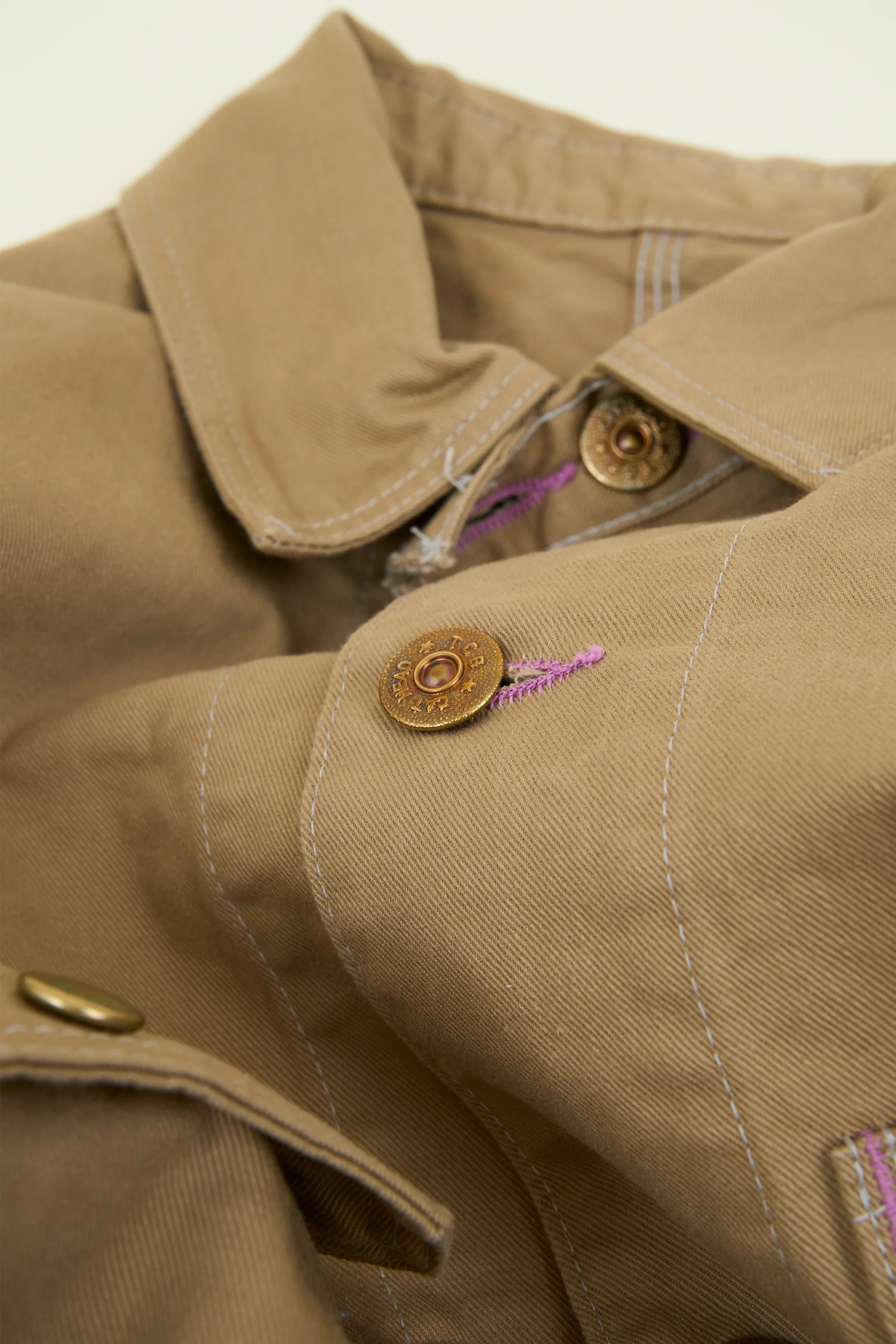 TCB Jeans Cat Head Jacket - Khaki Drill - Image 13