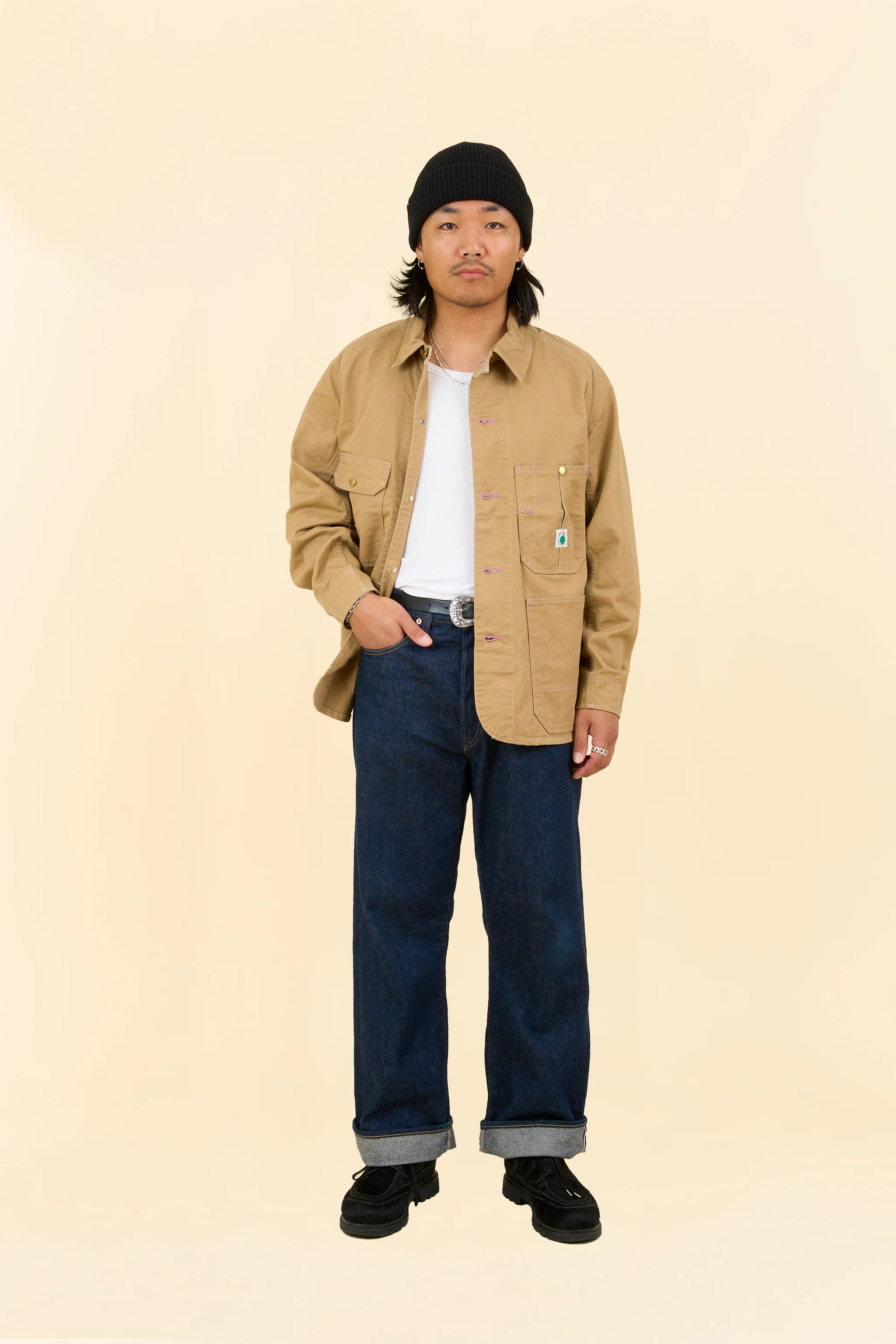 TCB Jeans Cat Head Jacket - Khaki Drill - Image 5