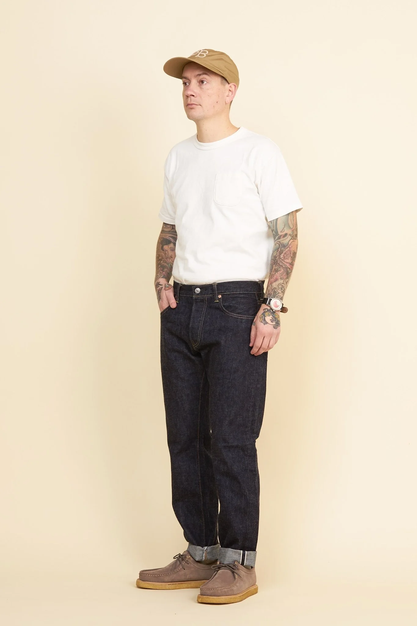 TCB Jeans Slim T 50's XX Medium Rise Slim-Tapered Denim - 13.5oz - Image 4