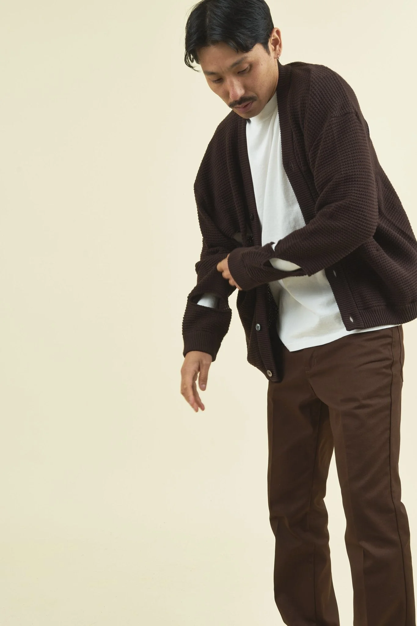 TENBOX El Prado Cardigan - Brown - Image 4