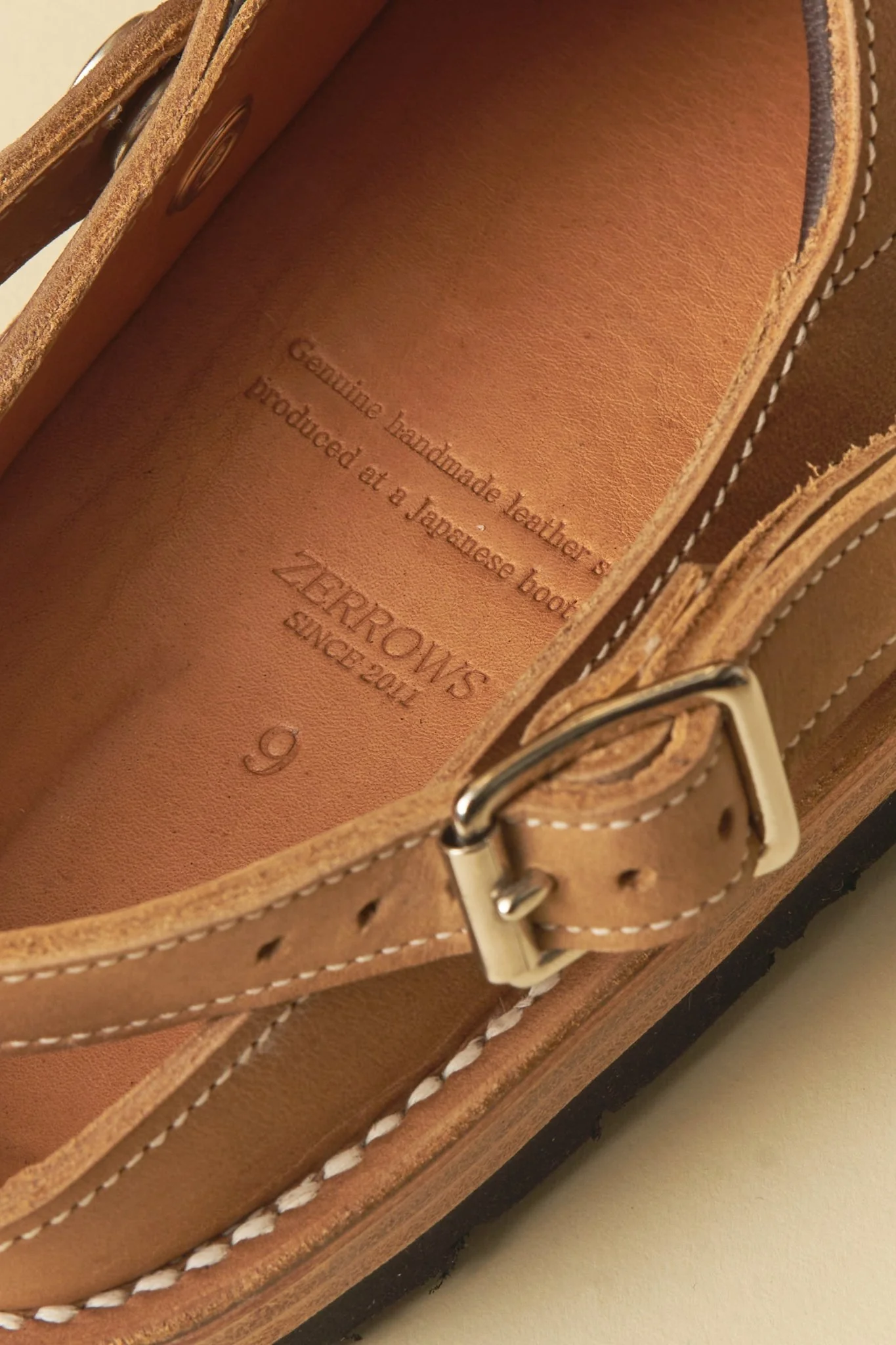 Zerrows Sabot Sandal - Natural - Image 8