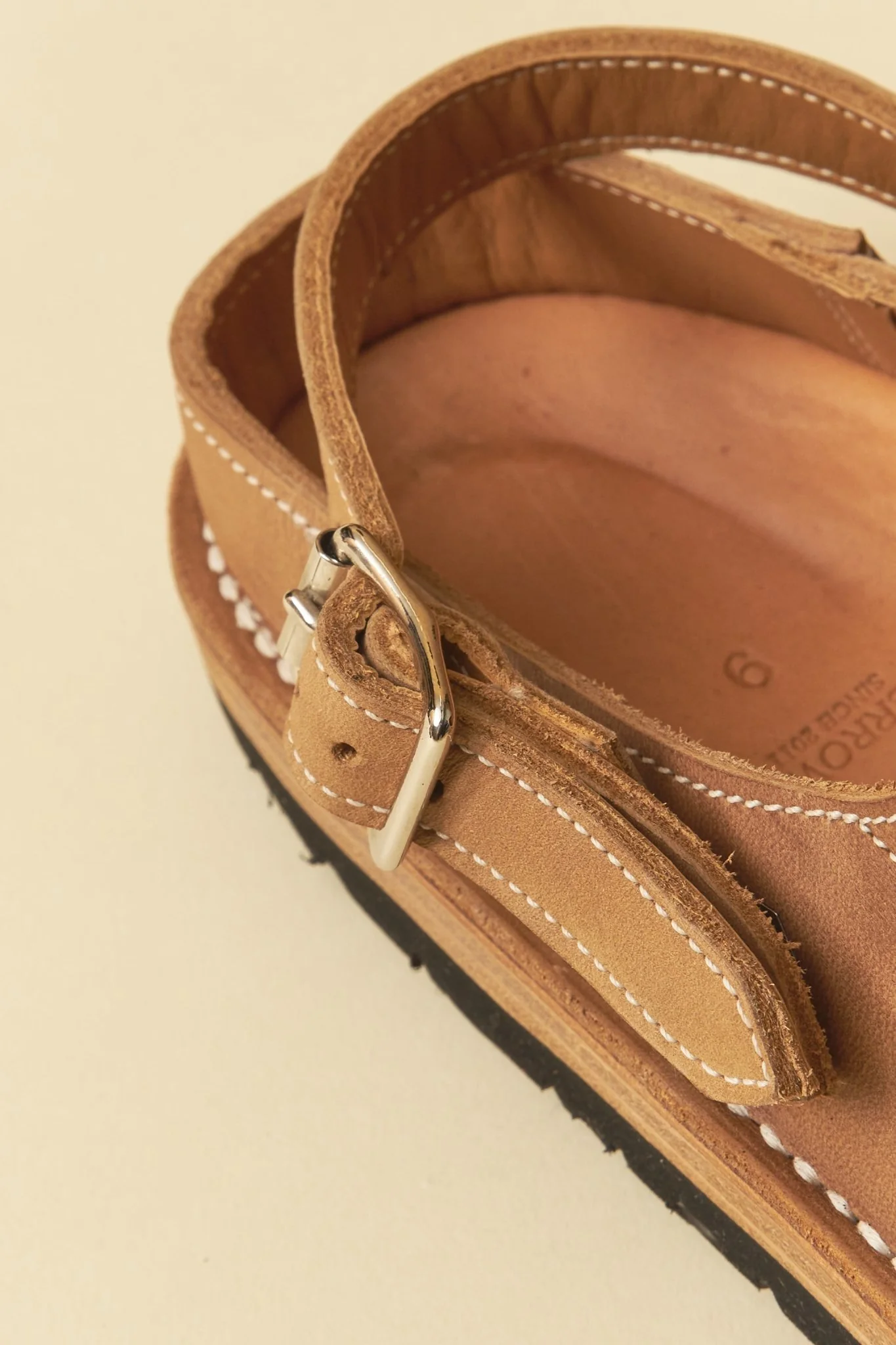 Zerrows Sabot Sandal - Natural - Image 9