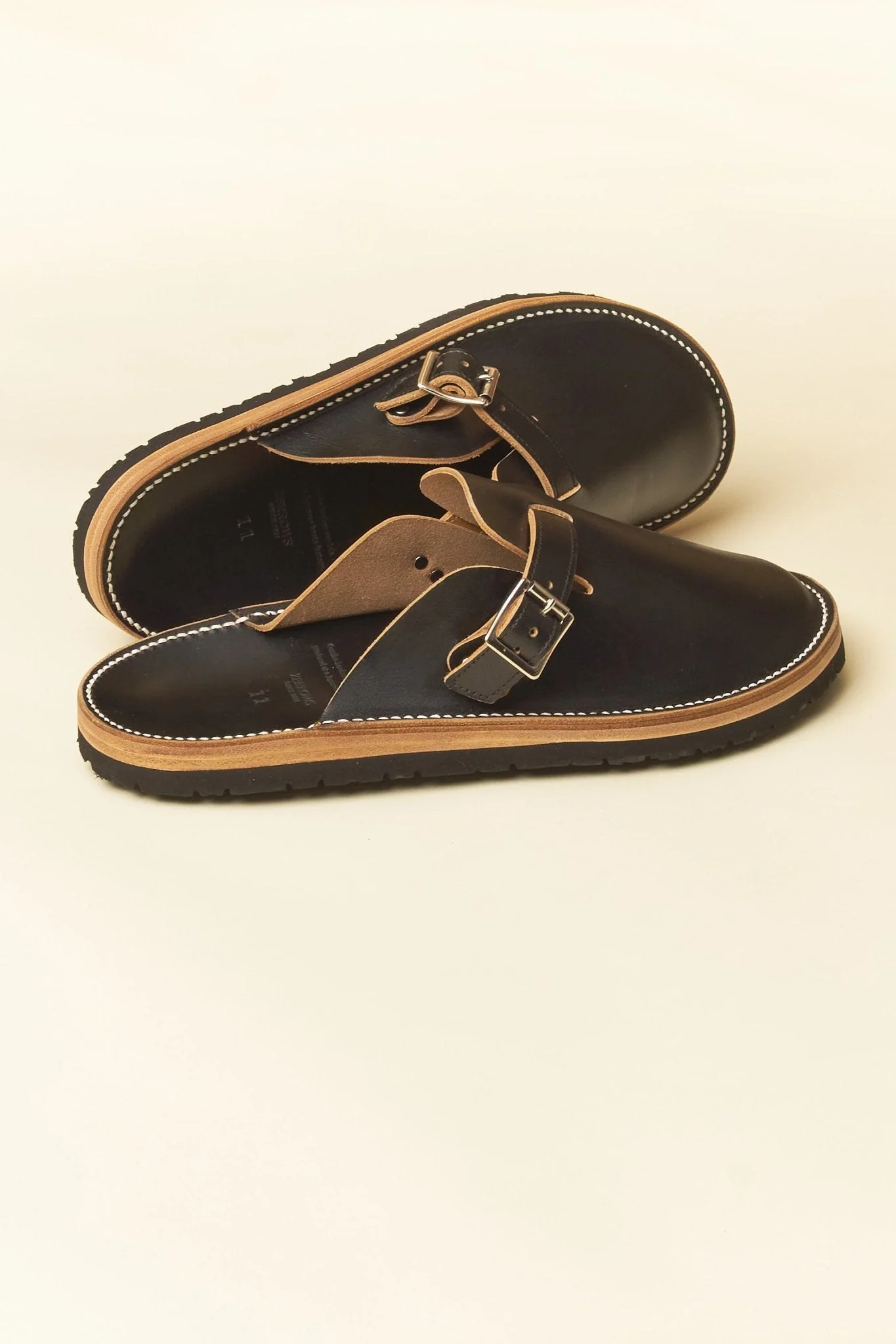 Zerrows Slit Sandal - Black - Image 4