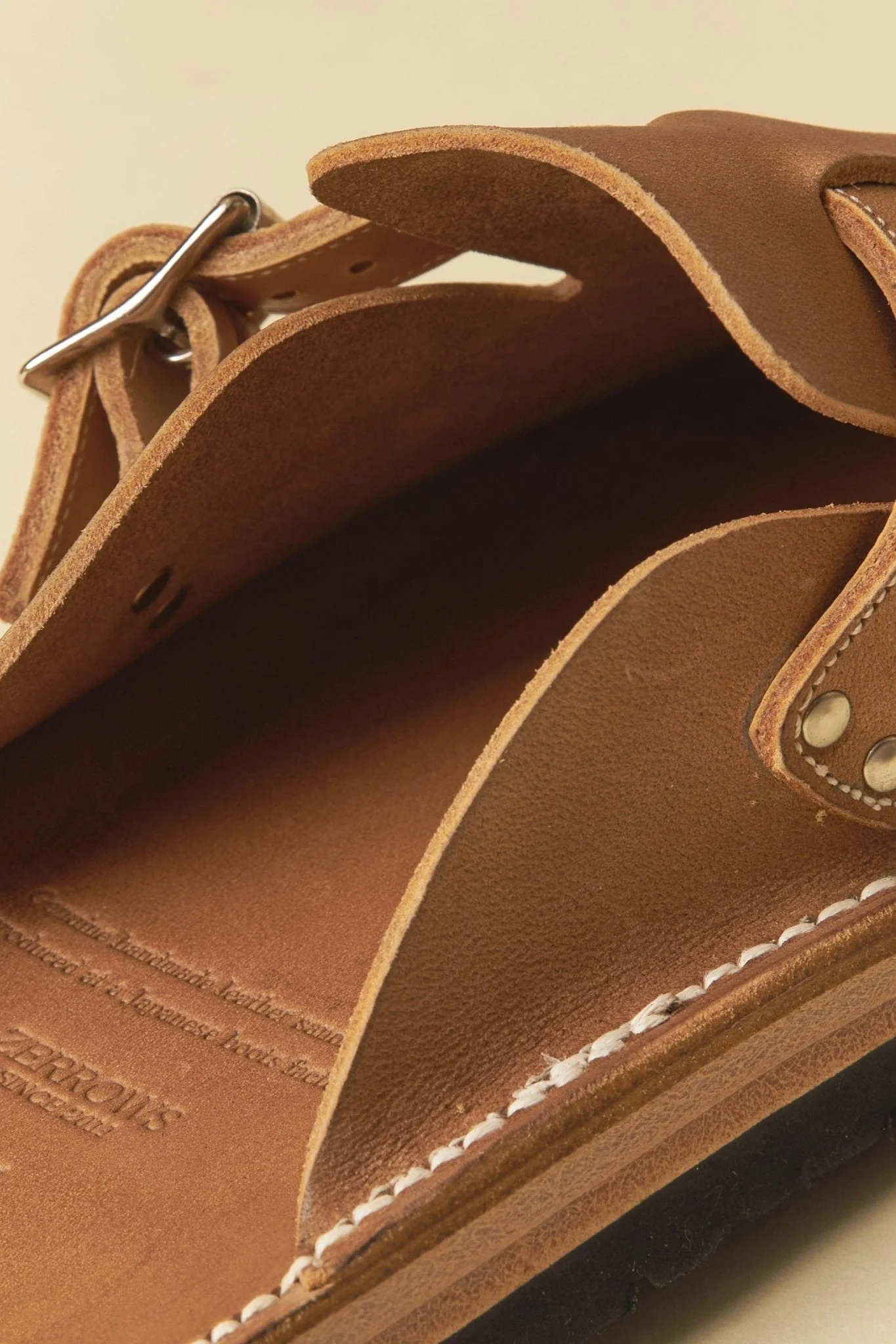Zerrows Slit Sandal - Natural - Image 8